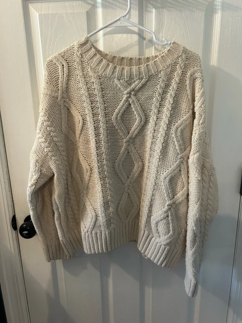 Princess Polly Anaya Oversized Sweater in Beige - Picture 2 of 5